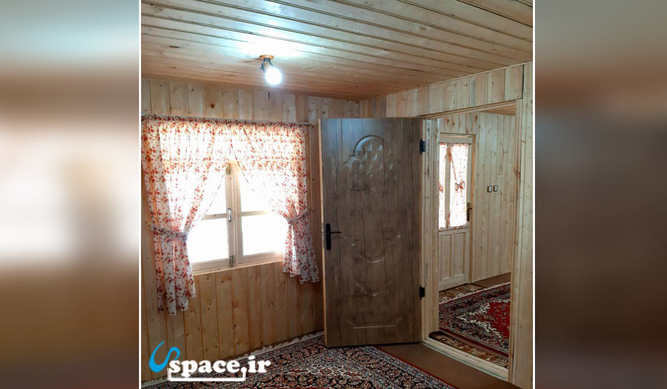نمای اتاق اقامتگاه تختعلی  چوبی - تالش - روستای داوان